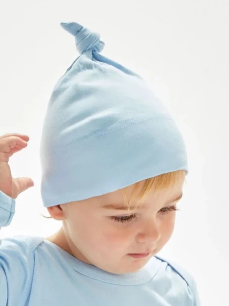 Cappellino neonato personalizzato BabyBugz Baby One-Knot Hat