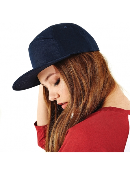 Cappellino rap e snapback personalizzato Beechfield Pitcher Snapback