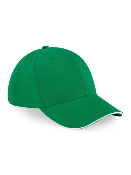 cappellino-baseball-adulto-6-pannelli-personalizzato-beechfield-athleisure-kelly-green-white-107.webp