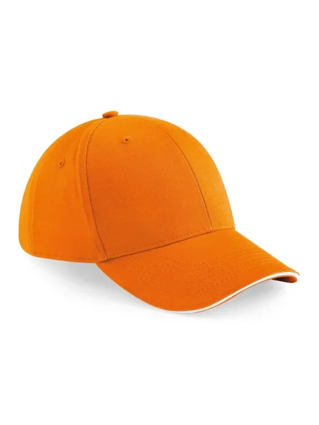 cappellino-baseball-adulto-6-pannelli-personalizzato-beechfield-athleisure-orange-white-111.webp