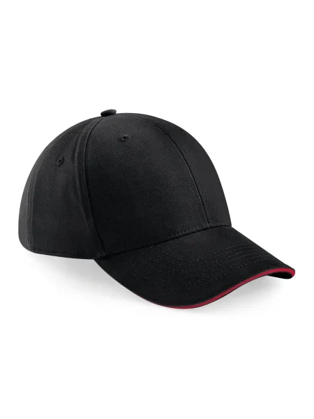 cappellino-baseball-personalizzato-beechfield-athleisure-6-panel-black-classic-red-46.webp