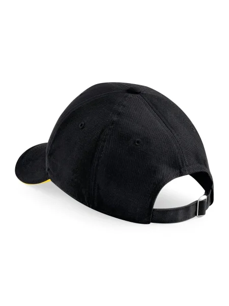 cappellino-baseball-personalizzato-beechfield-athleisure-6-panel-black-yellow-7.webp