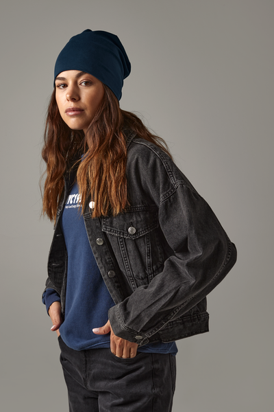 Cuffia invernale personalizzata Beechfield Hemsedal Cotton Slouch