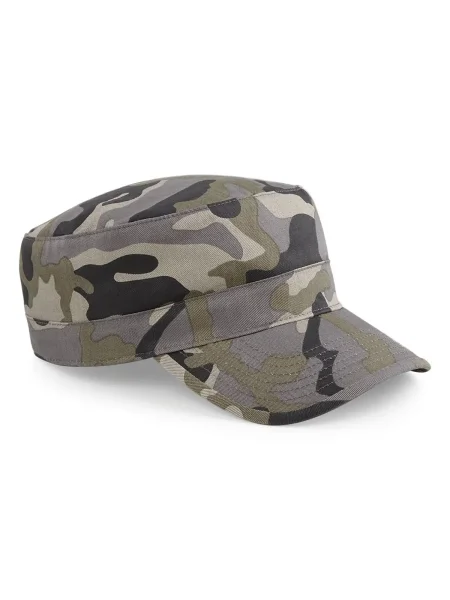 Cappellino militare personalizzato Beechfield Camou Army Cap