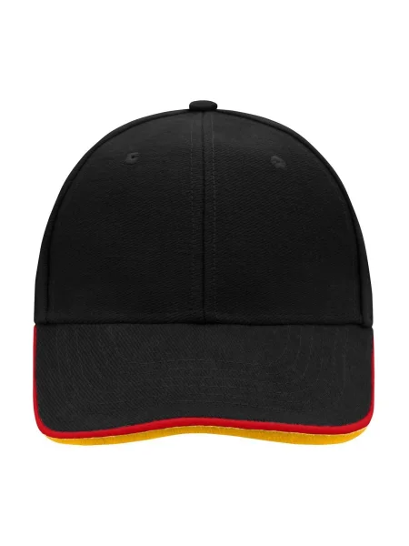 cappellino-baseball-6-pannelli-personalizzato-myrtle-beach-double-sandwich-black-red-gold-yellow-55.webp