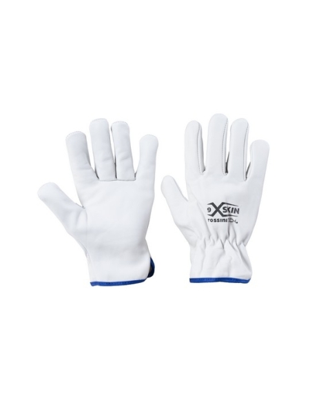 Guanti lavoro pelle bovina con elastico stringipolso interno