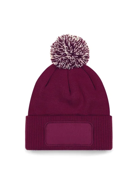 cappello-invernale-personalizzato-beechfield-snowstar-printers-beanie-burgundy-off-white-27.webp