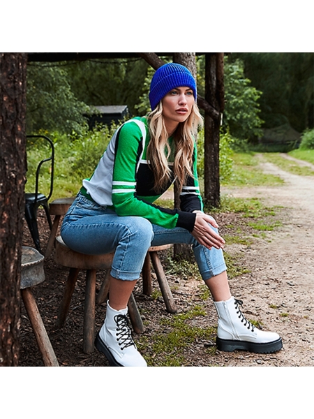 Cappellino Engineered Knit Ribbed Beechfield