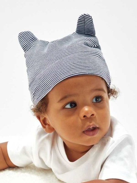 Berretto neonato personalizzato BabyBugz Little hat with ears
