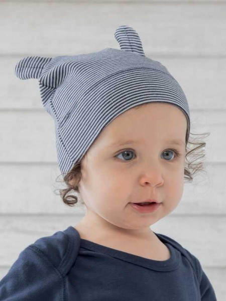 Berretto neonato personalizzato BabyBugz Little hat with ears