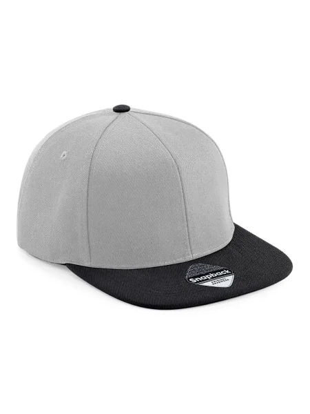 Cappellino modello rap e snapback personalizzato Beechfield Original Flat Peak 6 Panels Snapback