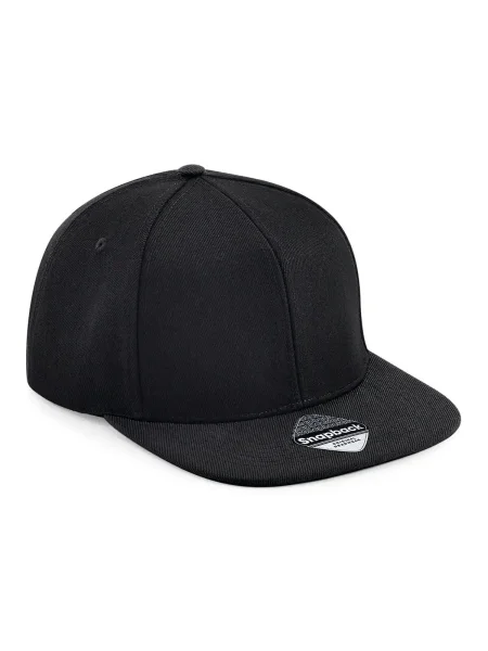 cappellino-modello-rap-e-snapback-personalizzato-beechfield-original-flat-peak-6-panels-snapback-black-black-4.webp