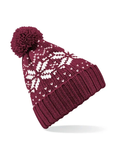 cappello-con-pon-pon-personalizzabile-beechfield-fair-isle-snowstar-burgundy-white-26.webp