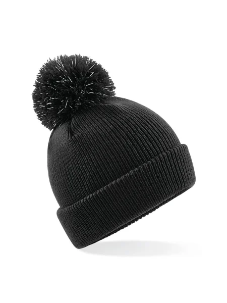 cappellini-con-pon-pon-personalizzato-beechfield-junior-reflective-bobble-black-9.webp