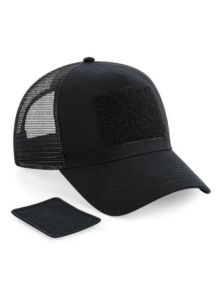 cappellino-trucker-personalizzato-beechfield-patch-snapback-trucker-black-15.webp