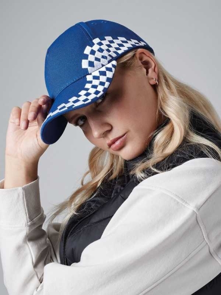 Cappellino baseball 5 pannelli personalizzato Beechfield Grand Prix