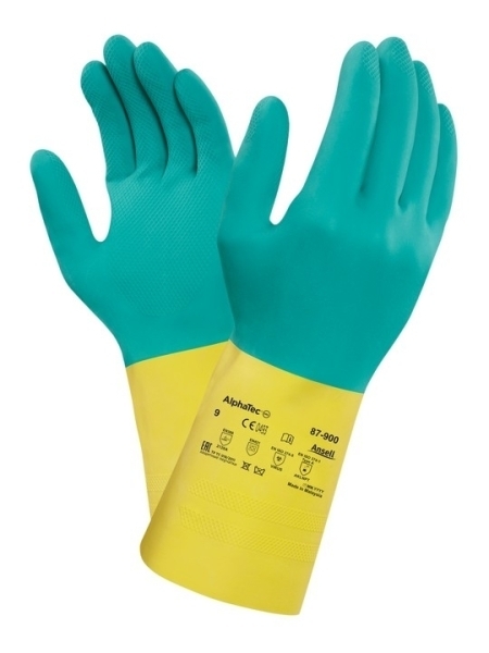 Guanti da lavoro in lattice con mescola di neoprene Alphatec 87-900