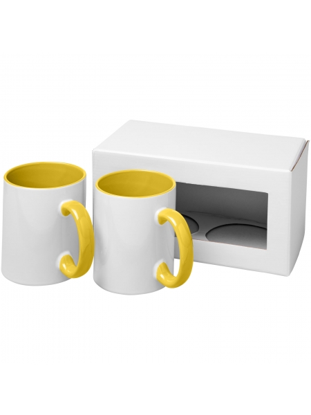 Set regalo con tazze personalizzabili per sublimazione Ceramic