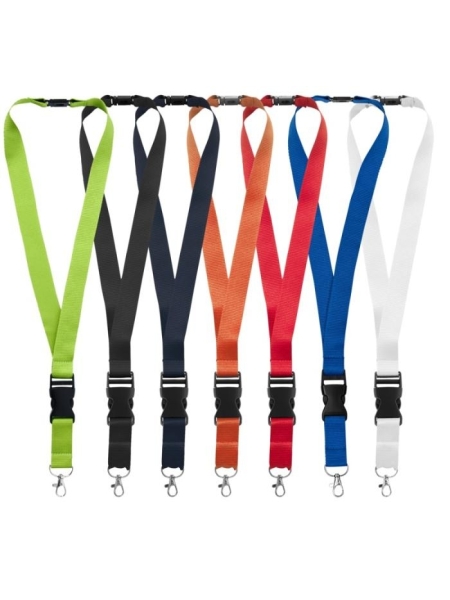 Lanyard con fibbia staccabile e sgancio di sicurezza personalizzato Yogi