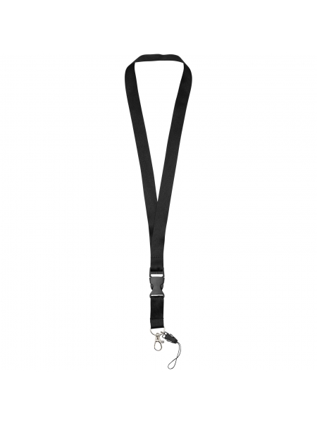 Lanyard con clip porta cellulare e fibbia rimovibile personalizzato Sagan