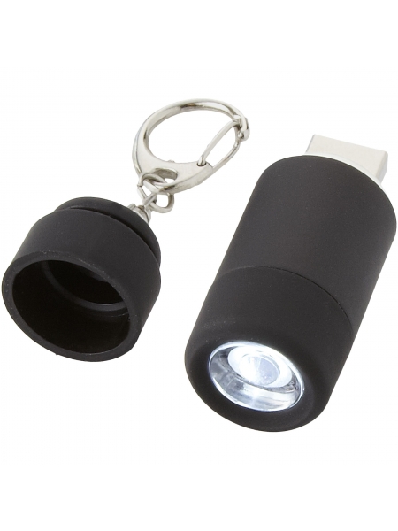 Portachiavi con torcia USB a LED ricaricabile Avior