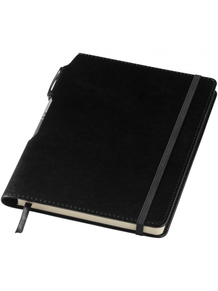 Blocco note con copertina rigida formato A5 e penna Panama
