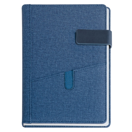 Agende giornaliere cm 15 x 21 con tasche anteriori e chiusura con magnete - sabato e domenica abbinati