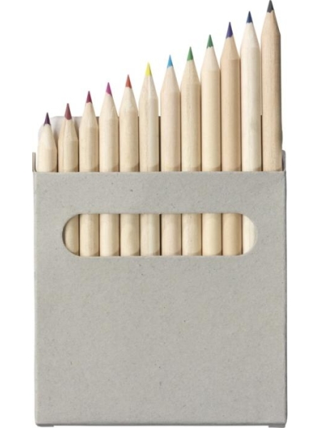 Set di 12 matite colorate personalizzato Tallin