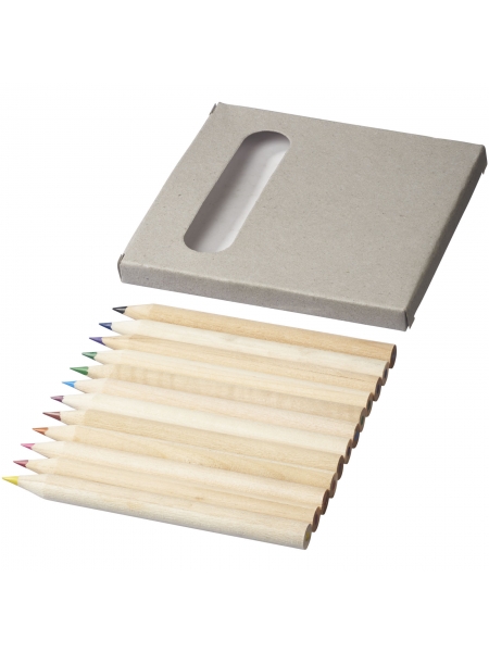 Set di 12 matite colorate gadget Tallin