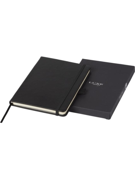 Taccuino formato A5 con elastico personalizzato Luxe Bound