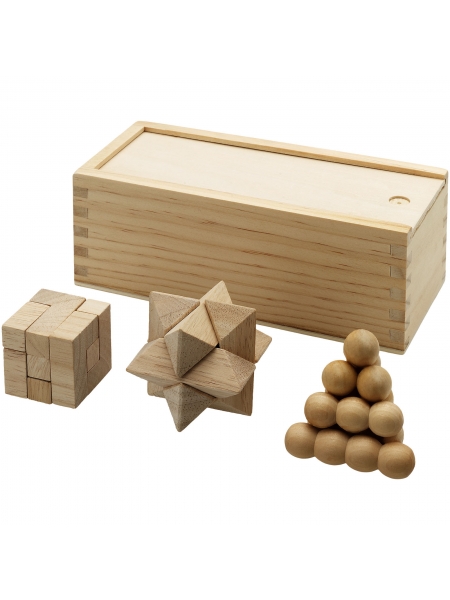 Set giochi in legno personalizzato Brainiac