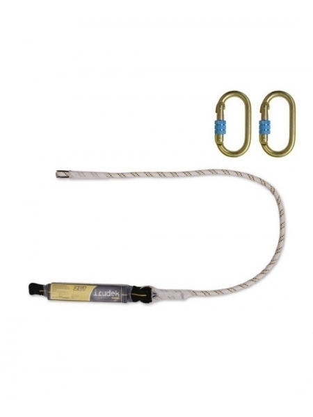 Kit cordino assorbitore con 2 moschettoni