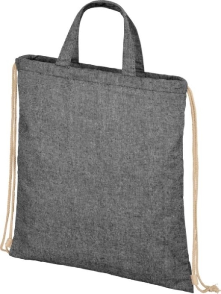 Zaino shopper a sacca in tessuto riciclato personalizzato Pheebs 210