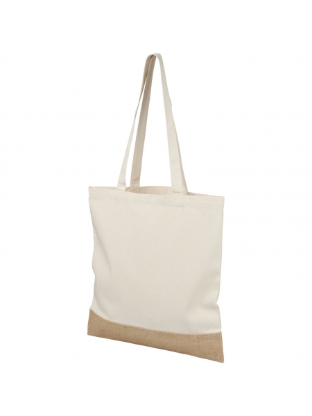 Shopper personalizzate in cotone e juta Delhi 38x42 cm