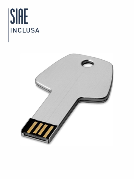 Chiavetta USB in alluminio personalizzata Key 4 GB