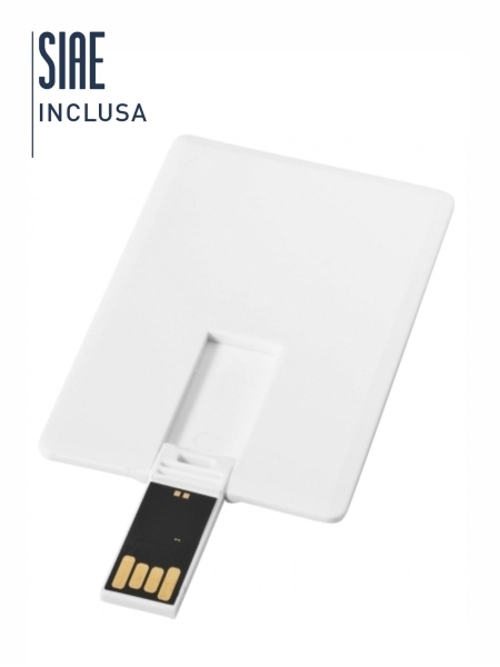 Chiavetta USB Card personalizzata Slim 2 GB