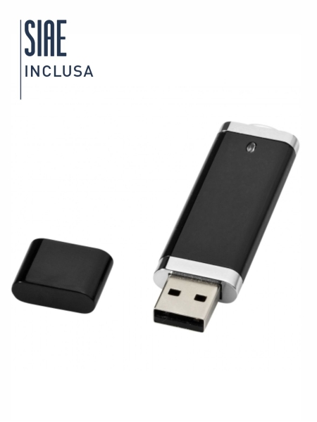 Chiavetta USB economica personalizzata Flat 4 GB