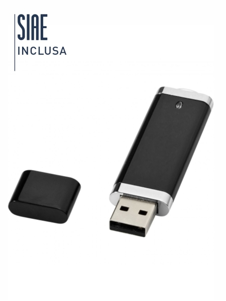Chiavette USB economiche personalizzate Flat 4 GB