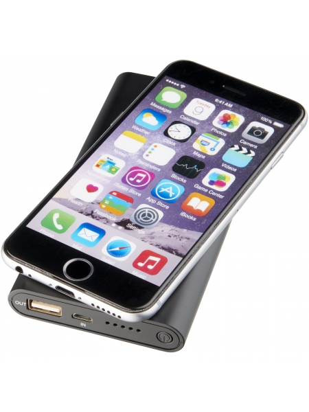 Power bank wireless luminoso Glisten da 4000 mAh