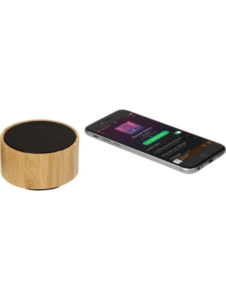 Altoparlante bluetooth in bamboo personalizzato Cosmos