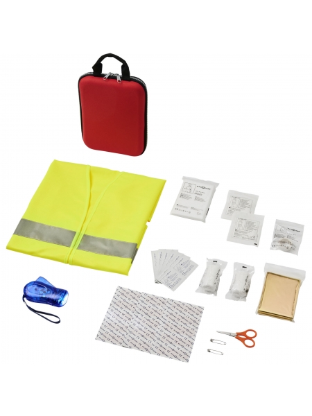 Kit primo soccorso da 46 pezzi e gilet di sicurezza personalizzato Handies