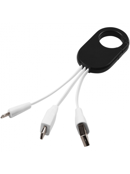 Portachiavi con cavo USB 3 in 1 Troop