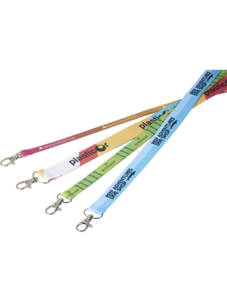 Lanyard porta badge personalizzabile in sublimazione Luka