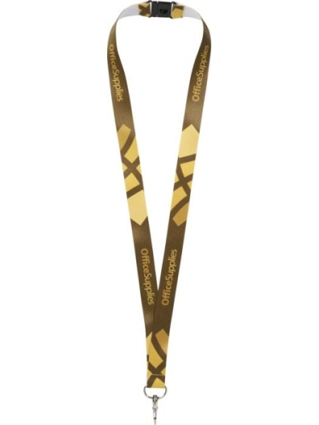 Lanyard con sgancio di sicurezza personalizzabile su un lato in sublimazione Adel