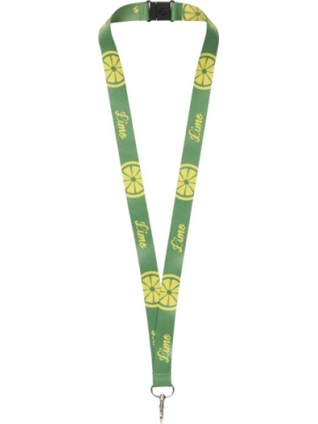 Lanyard con sgancio di sicurezza personalizzabile su due lati Addie