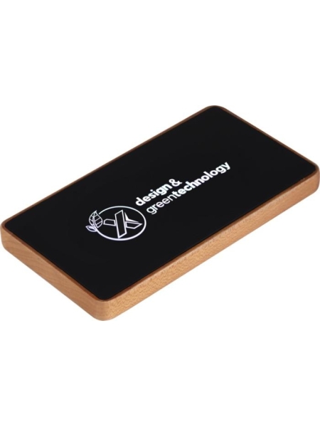 Power bank in legno personalizzato SCX.design P35 5000 mAh