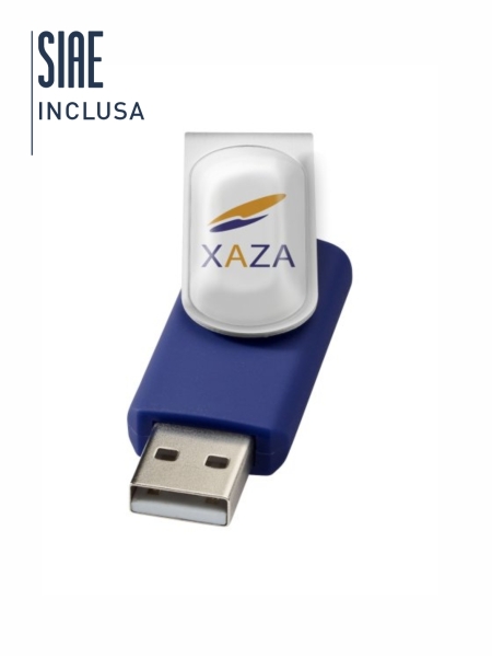 Chiavetta usb 1gb girevole estendibile fino a 128gb