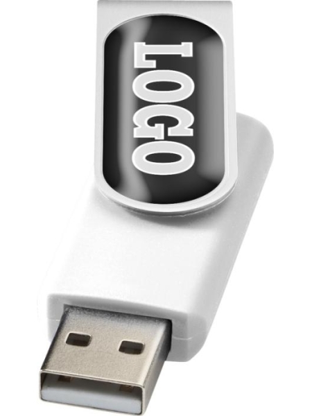 Chiavetta usb 1gb girevole estendibile fino a 128gb