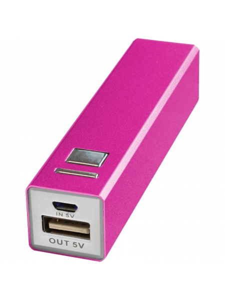 Power bank in alluminio personalizzato WS101 2200 mAh