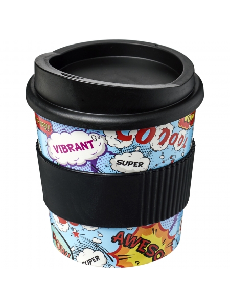 Bicchiere in plastica e silicone personalizzato Brite-Americano Primo 250 ml